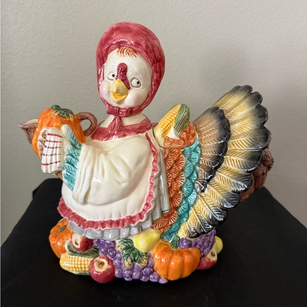 Ceramic Turkey Teapot